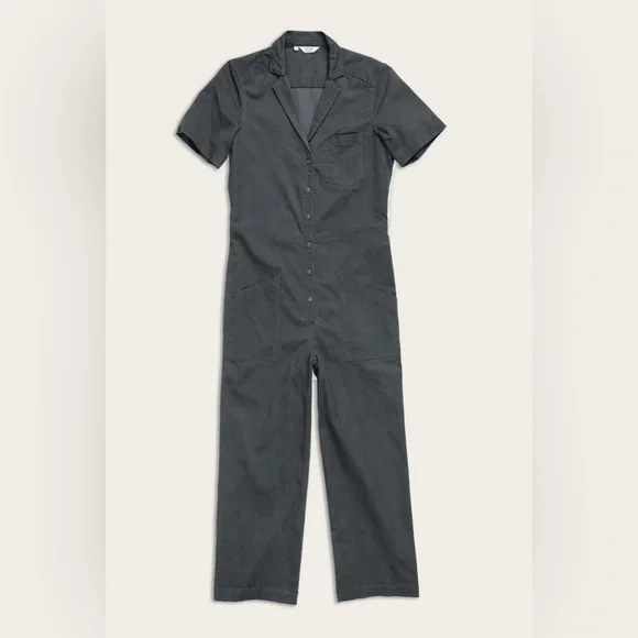 Bridge & Burn The Lou Utility Jumpsuit NWT NEW Large Slate - Picture 1 of 13